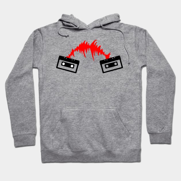 Audio Cassette Retro Hoodie by SeijiArt